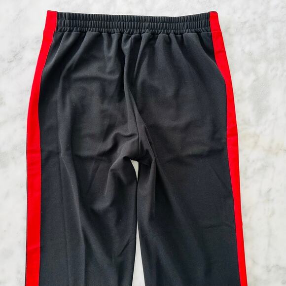 Who What Wear Track Pant XS *Target Black Red Stripe Wide Leg - Picture 5 of 7